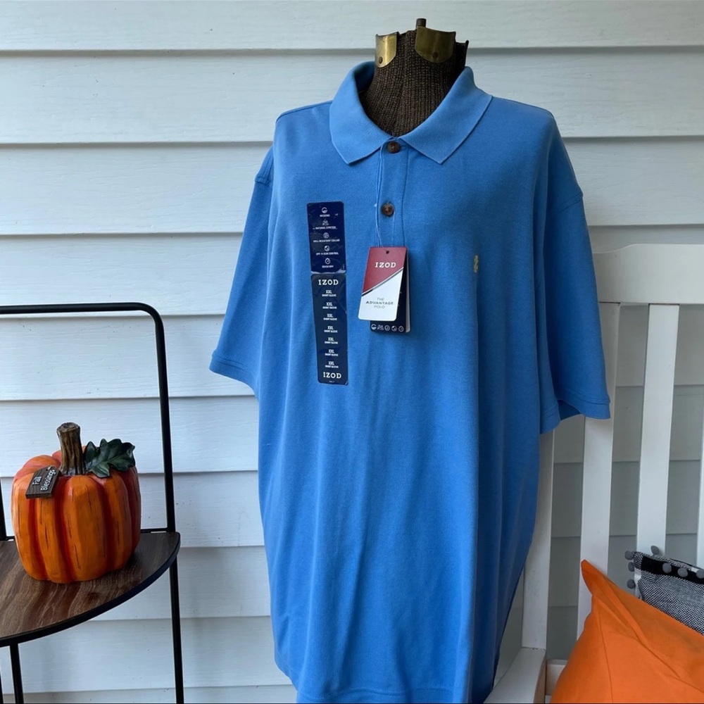 NWT IZOD Men’s Blue  Polo